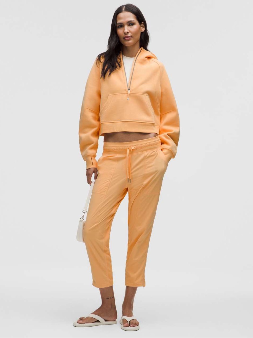Lululemon Dance Studio Mid-Rise Cropped Pant in Rock Melon